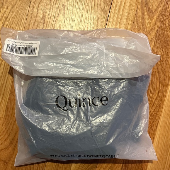 Quince Women's Wide Leg Navy Blue 100% Linen Pants - Picture 10 of 13